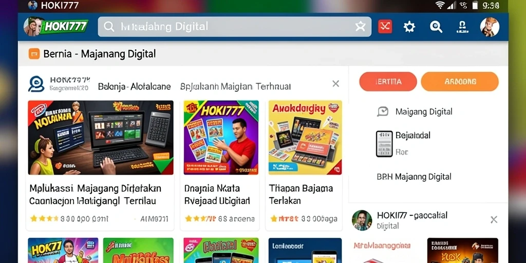 Tampilan antarmuka HOKI777 yang menarik dan mudah digunakan.