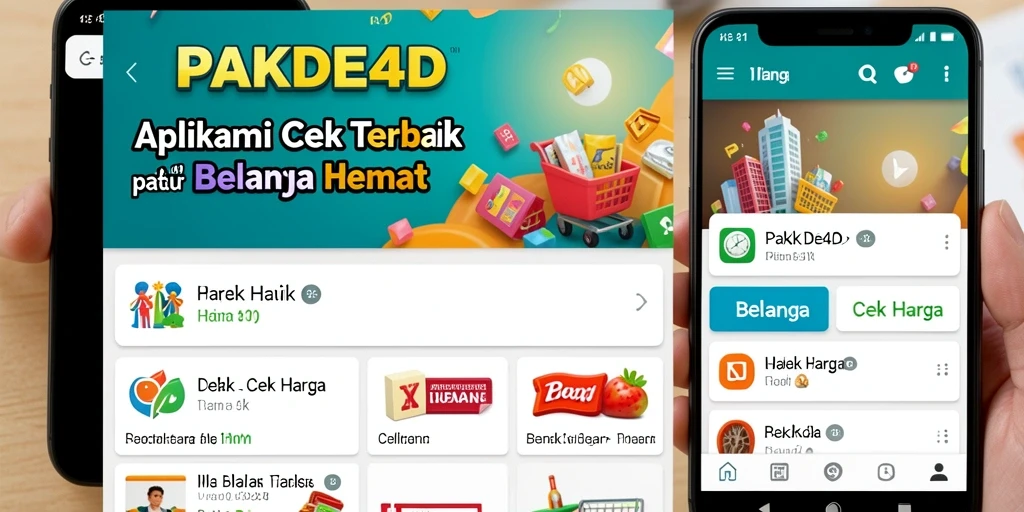 Tampilan antarmuka PAKDE4D yang memudahkan pencarian harga.