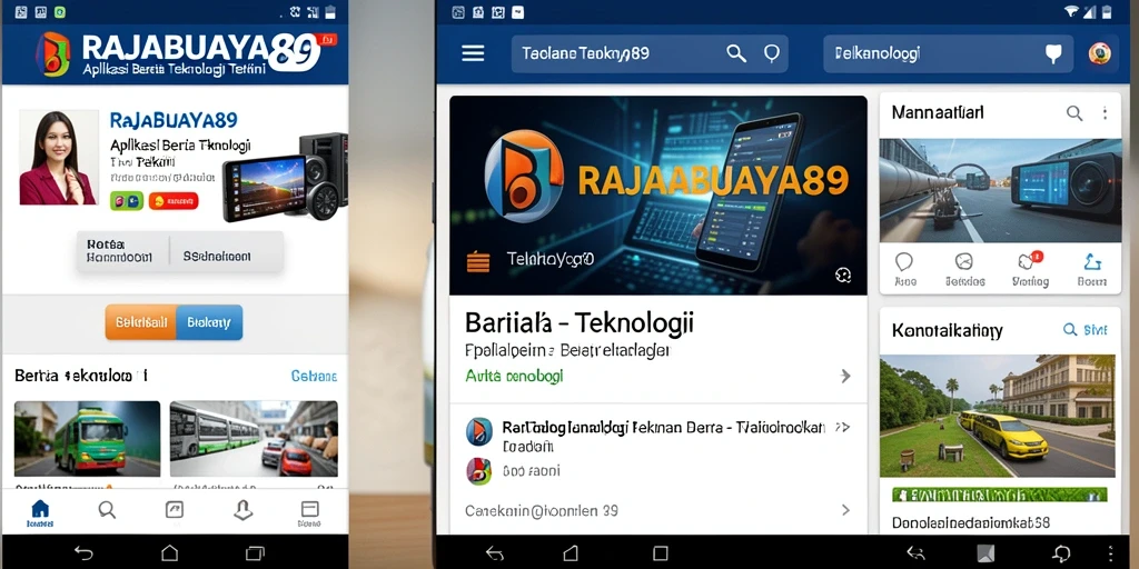 Tampilan antarmuka RAJABUAYA89 yang modern dan fungsional.