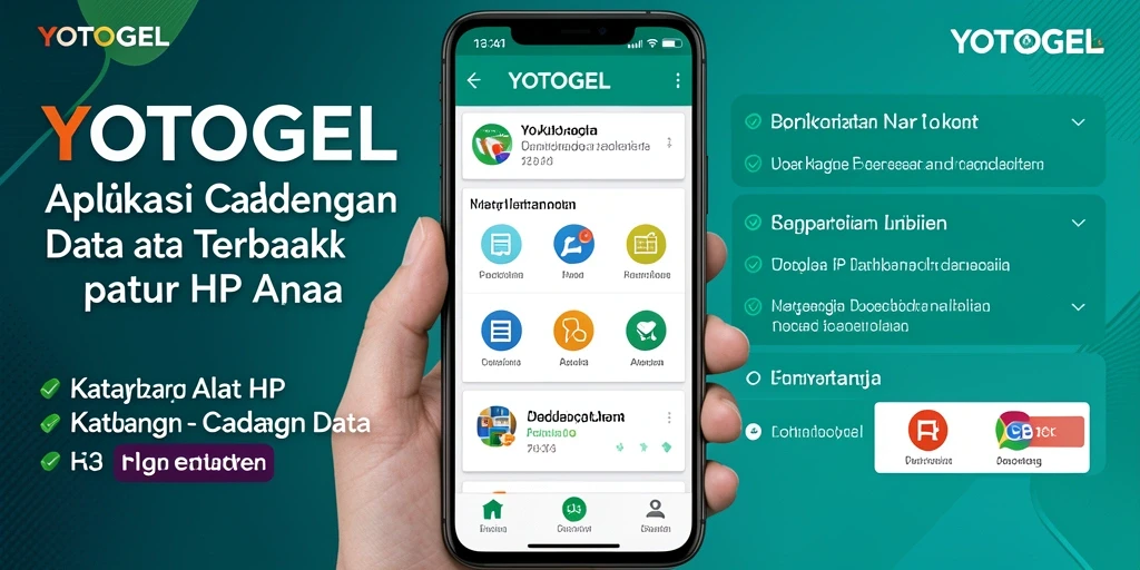 Tampilan antarmuka YOTOGEL untuk pencadangan data yang sederhana dan efektif.